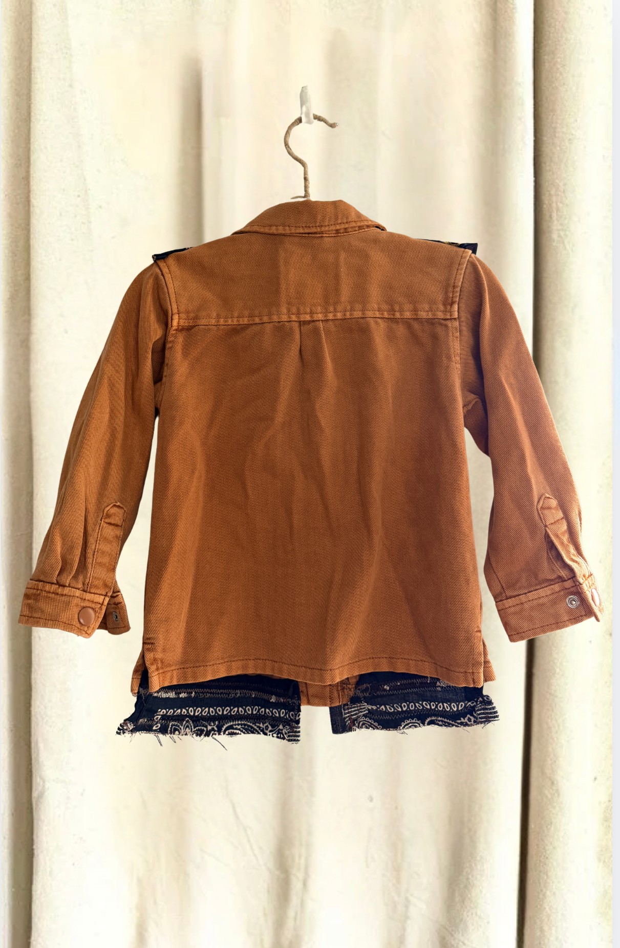 patchwork car coat