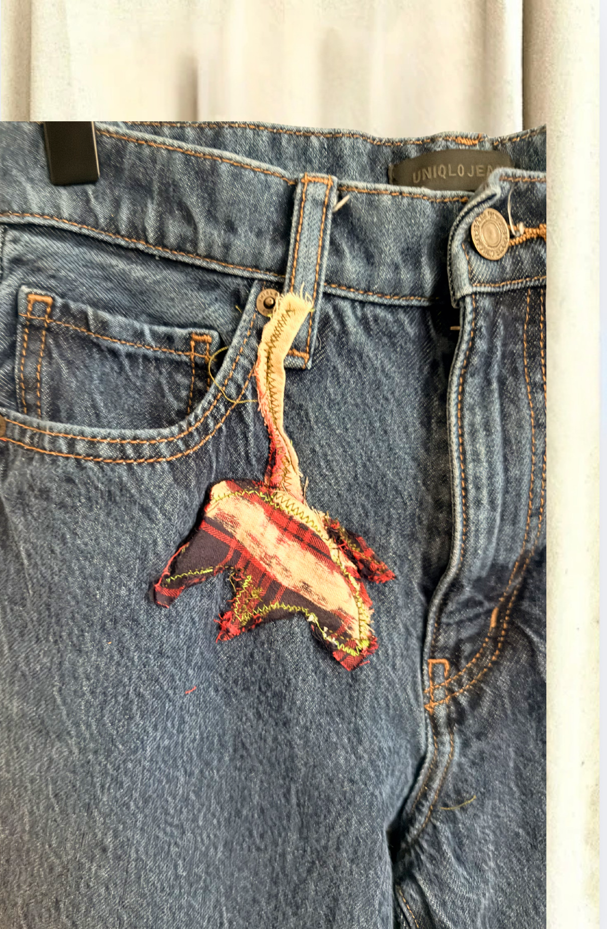 Girls Wide Leg Flower Denim