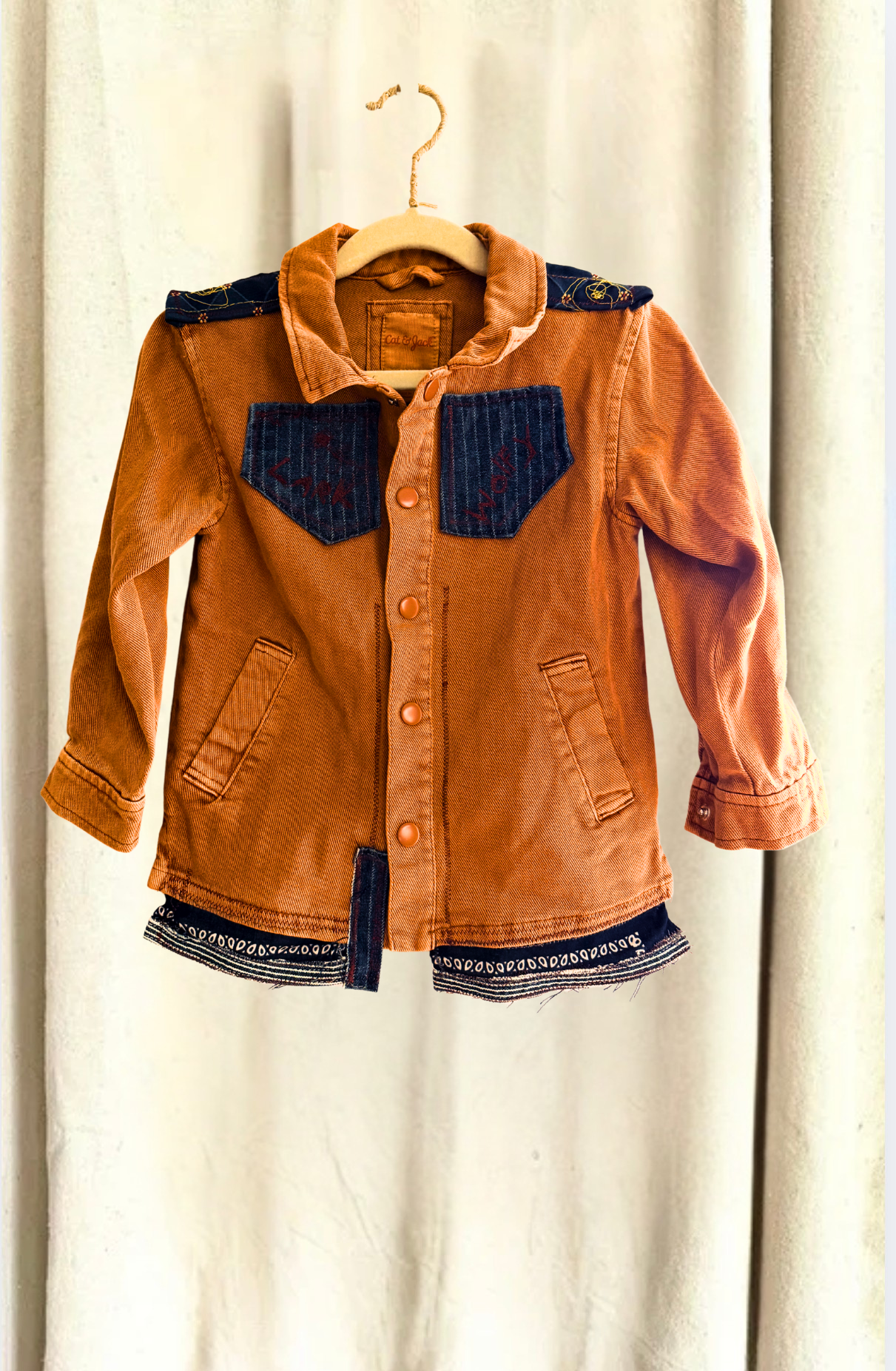 patchwork car coat