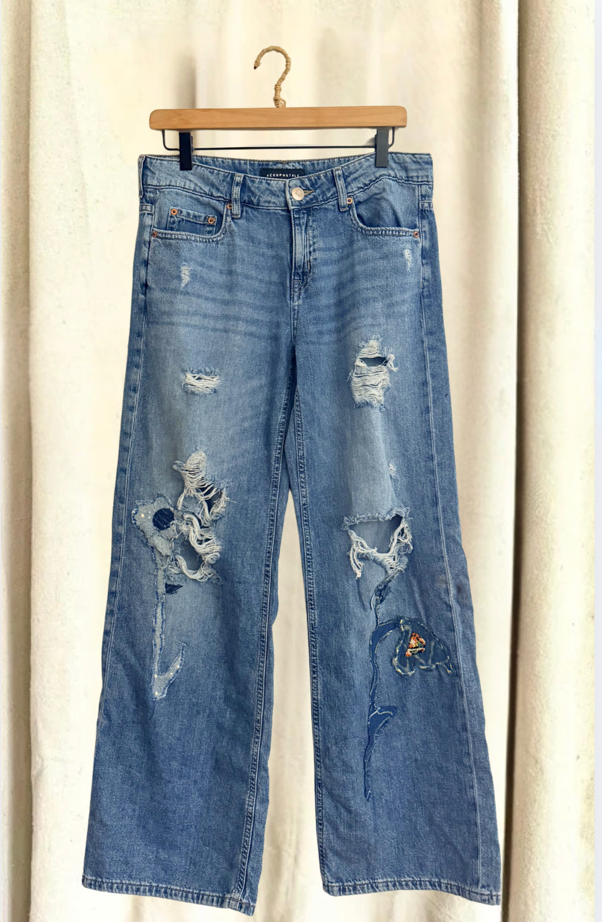 Low Rise Baggy Denim